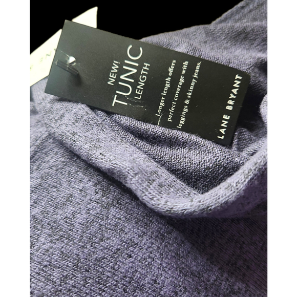 Lane Bryant Grey Blue Tunic size 26/28 - Picture 6 of 9